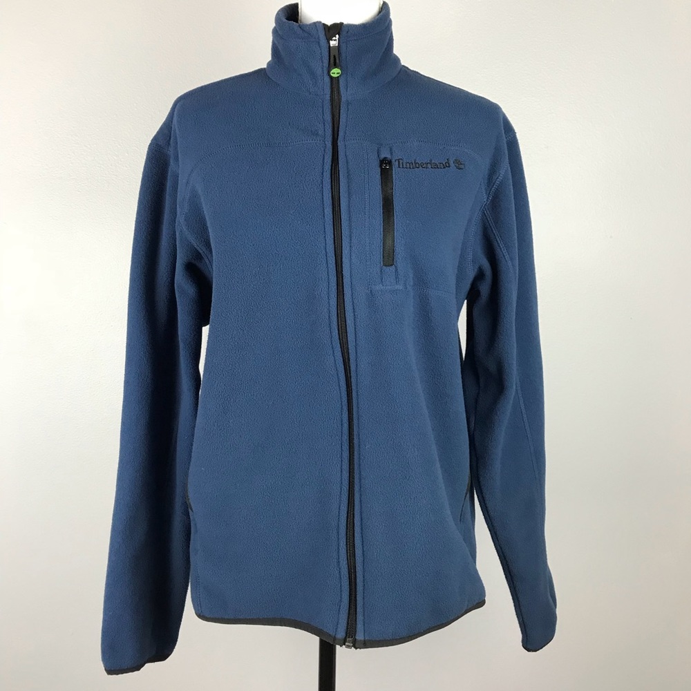 Timberland Women’s M Blue Zip Up Fleece Jacket